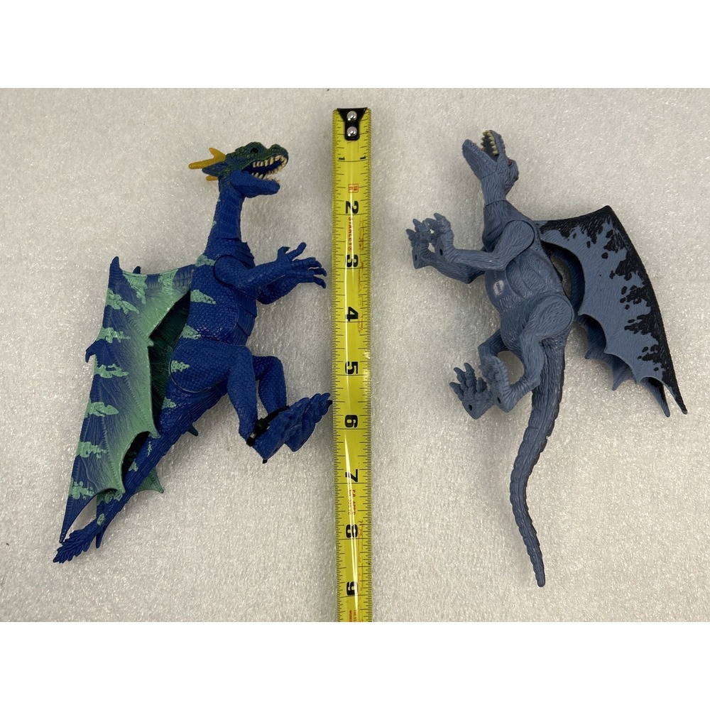 Kid Galaxy Dragon Action Figure Lot of 2 Poseable Toys Fantasy - Picture 10 of 11